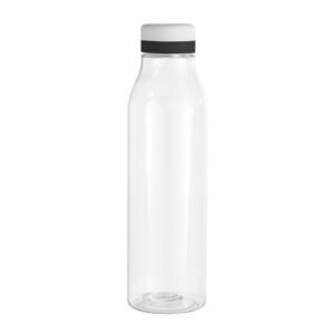 botella plastica transparente