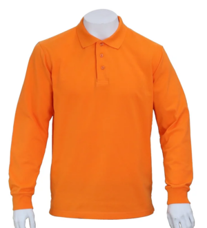 polera pique manga larga
