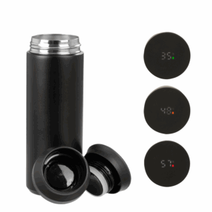 Termo doble pared de acero, con termómetro digital "Smart Lid", 480cc
