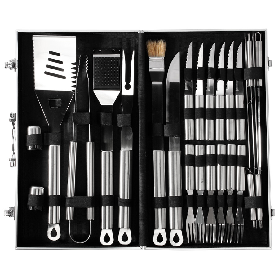 Deluxe BBQ Set Metálico de 24 piezas - Imagen 5