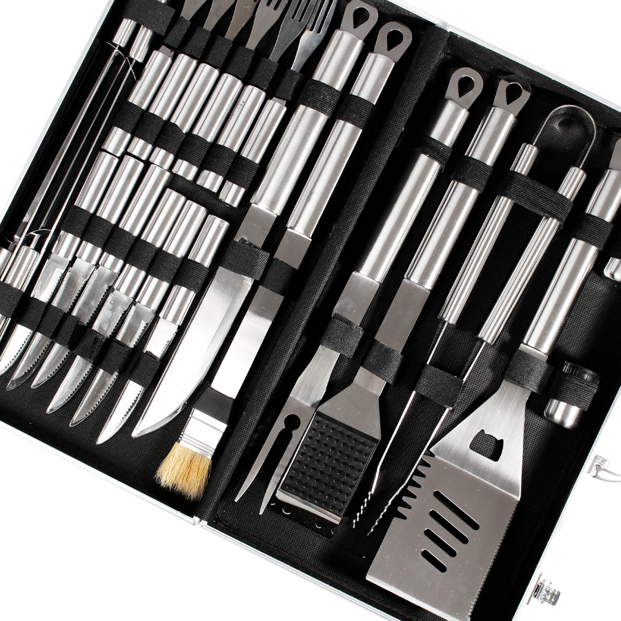 Deluxe BBQ Set Metálico de 24 piezas - Imagen 6